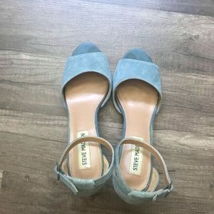 Steve Madden - Carrson (Blue Suede) High Heels